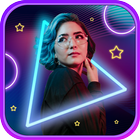 Neon Spiral Effects Photo Editor - Quick Square icône
