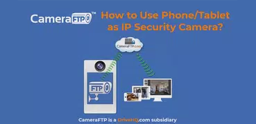 用手機/平板電腦作為 IP 安全攝影機 (FTP)