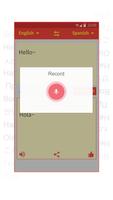 English to Spanish Translation স্ক্রিনশট 1