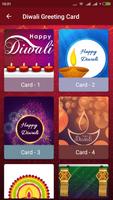 1 Schermata Diwali greeting card