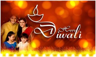 Diwali Photo Frame Affiche