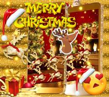 برنامه‌نما Gold Christmas Theme Live Wallpaper عکس از صفحه