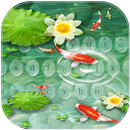 Koi vis toetsenbord thema Koi fish-APK