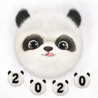 Mignonne Panda theme Cute Panda icône