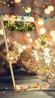 عيد الميلاد الذهب كرة الثلج موضوع خلفيات تصوير الشاشة 1