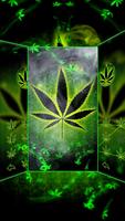 Neon Rasta Weed Live Wallpaper 截图 1