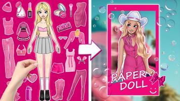 DIY Paper Doll: Barbie Makeup captura de pantalla 1