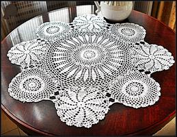 Aprende a tejer DIY Ganchillo Doilies captura de pantalla 1