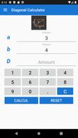 Diagonal Calculator poster