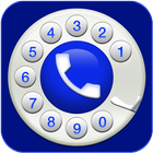 Oude Telefoon Rotary Dialer-icoon