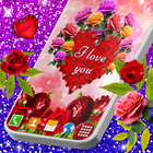 Diamond Hearts Live Wallpaper icône