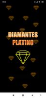 Diamantes F Fire Platino الملصق