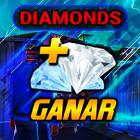 GANAR DIAMANTES FFIREE CON ID أيقونة