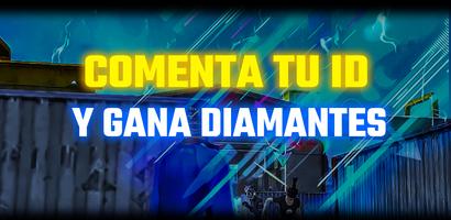 GANAR DIAMANTES FFIREE CON ID الملصق