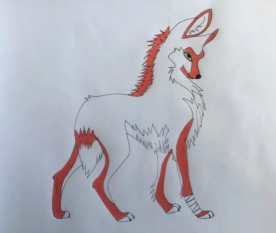  Descarga de APK de Cómo dibujar un lobo de anime para Android