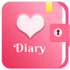 Diário com cadeado – Diário ícone