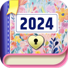 Diary with Lock: Daily Journal آئیکن