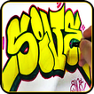 Draw graffiti in 3d step by step