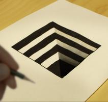 پوستر 500+ 3D drawings. Learn to draw 3D