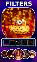 Happy Birthday Video Maker capture d'écran 1
