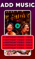 Happy Birthday Video Maker capture d'écran 2