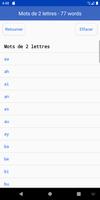 Dictionnaire de Scrabble capture d'écran 2