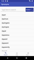 English Synonyms Dictionary پوسٹر
