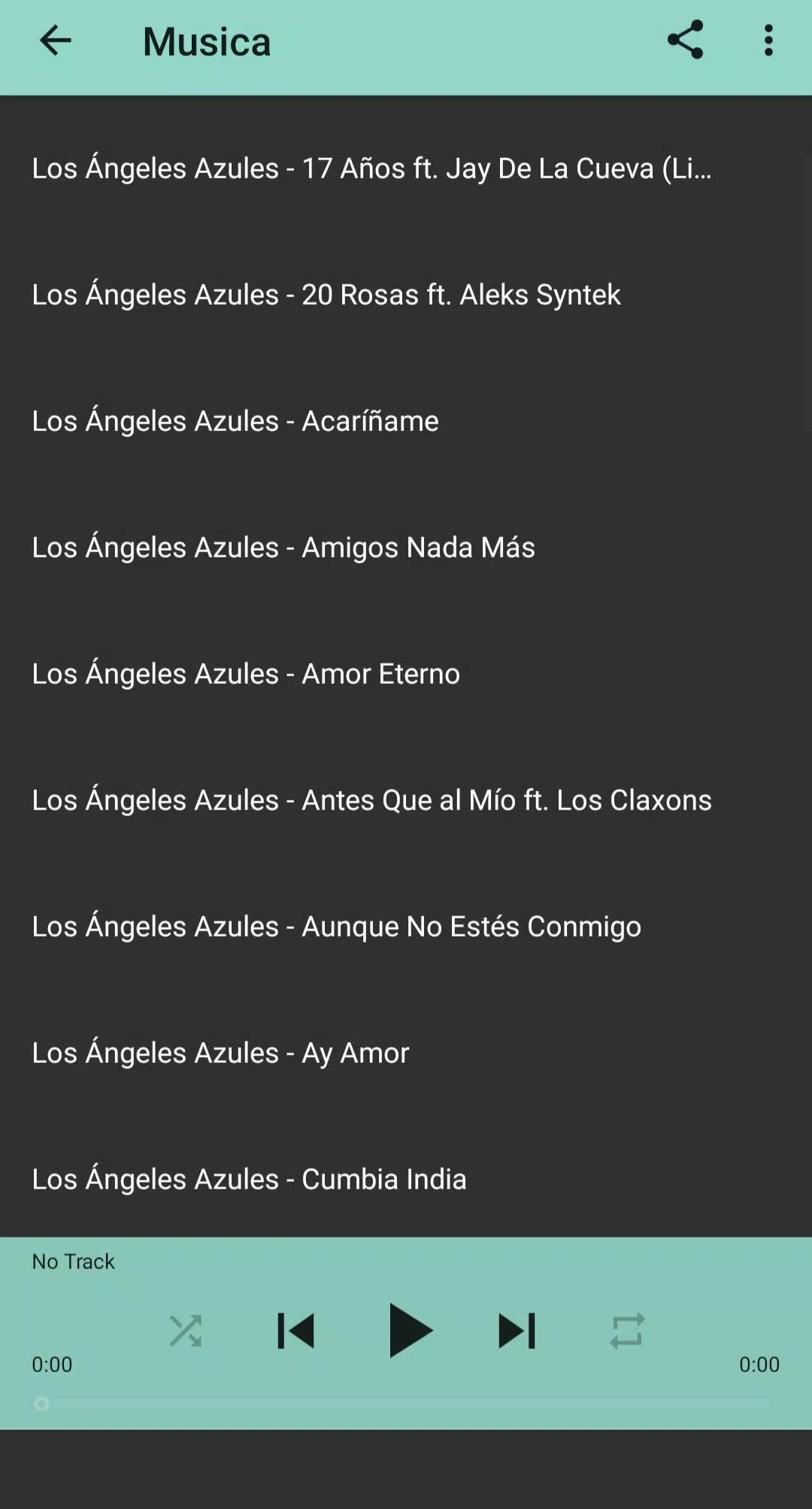Descarga de APK de Los Angeles Azules Musica y Letras para Android