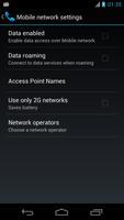 Mobile Network Settings स्क्रीनशॉट 1