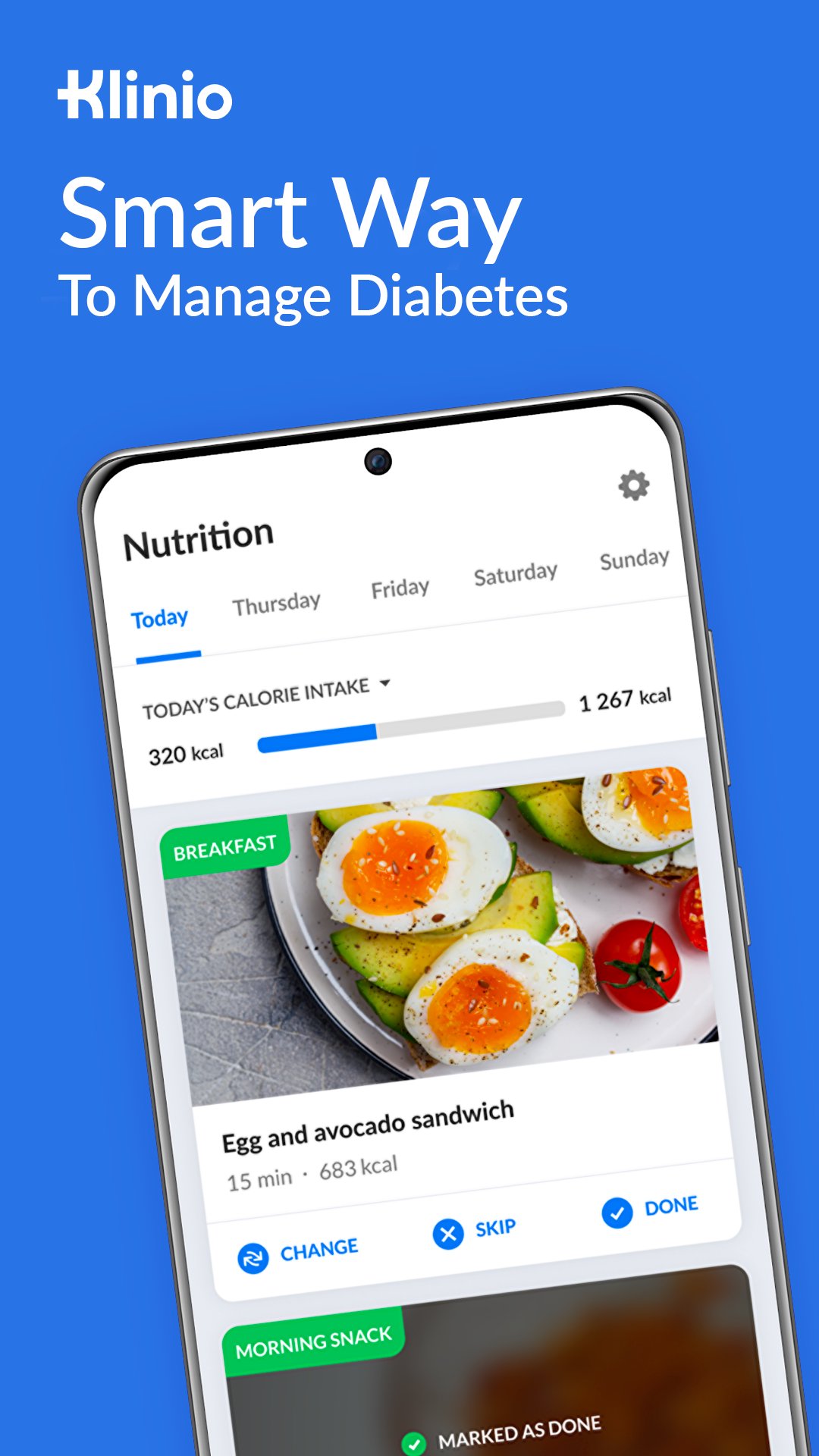 Klinio, diabetic diet log for Android APK Download
