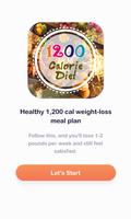 1200 Calorie Diet : Low Calorie Weight loss Meals Affiche