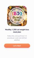 1200 Calorie Diet : Low Calorie Weight loss Meals Poster