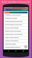 Deutsch B1 Brief schreiben 스크린샷 1