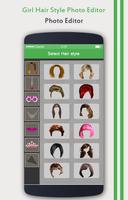 Girl hair style photo editor captura de pantalla 3