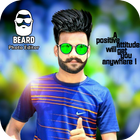 Man Hair Mustache Beard Photo Editor أيقونة