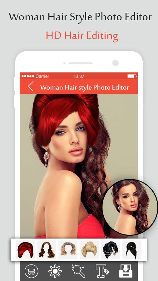 Woman hair style photo editor APK for Android Download