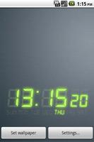 DIGI-CLOCK　LiveWallpaper Trial 截图 2