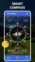 Digital Compass - GPS Compass اسکرین شاٹ 1
