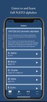 Learn NATO Phonetic Alphabet poster