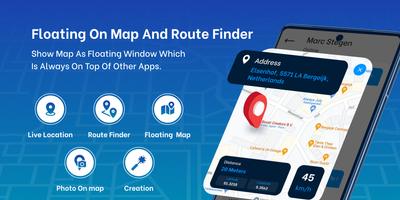 Floating Map & Map Navigation الملصق