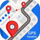 GPS Location Timeline on Map APK