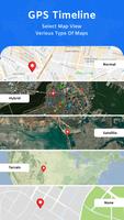 GPS Location Timeline on Map Screenshot 3