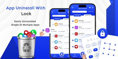 Multiple App Uninstaller Lock الملصق
