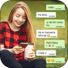 Fake Chat with Bhabhi : Fake Audio/Video Call 圖標