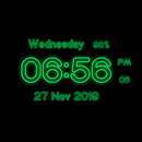 Neon Digital Clock Live WP APK