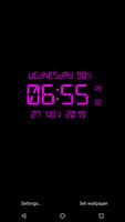 LED Digital Clock Live WP imagem de tela 2