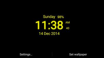 Digital Clock تصوير الشاشة 1