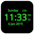 Digital Clock Live Wallpaper APK