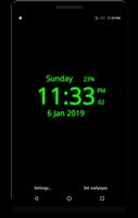 Digital Clock Affiche