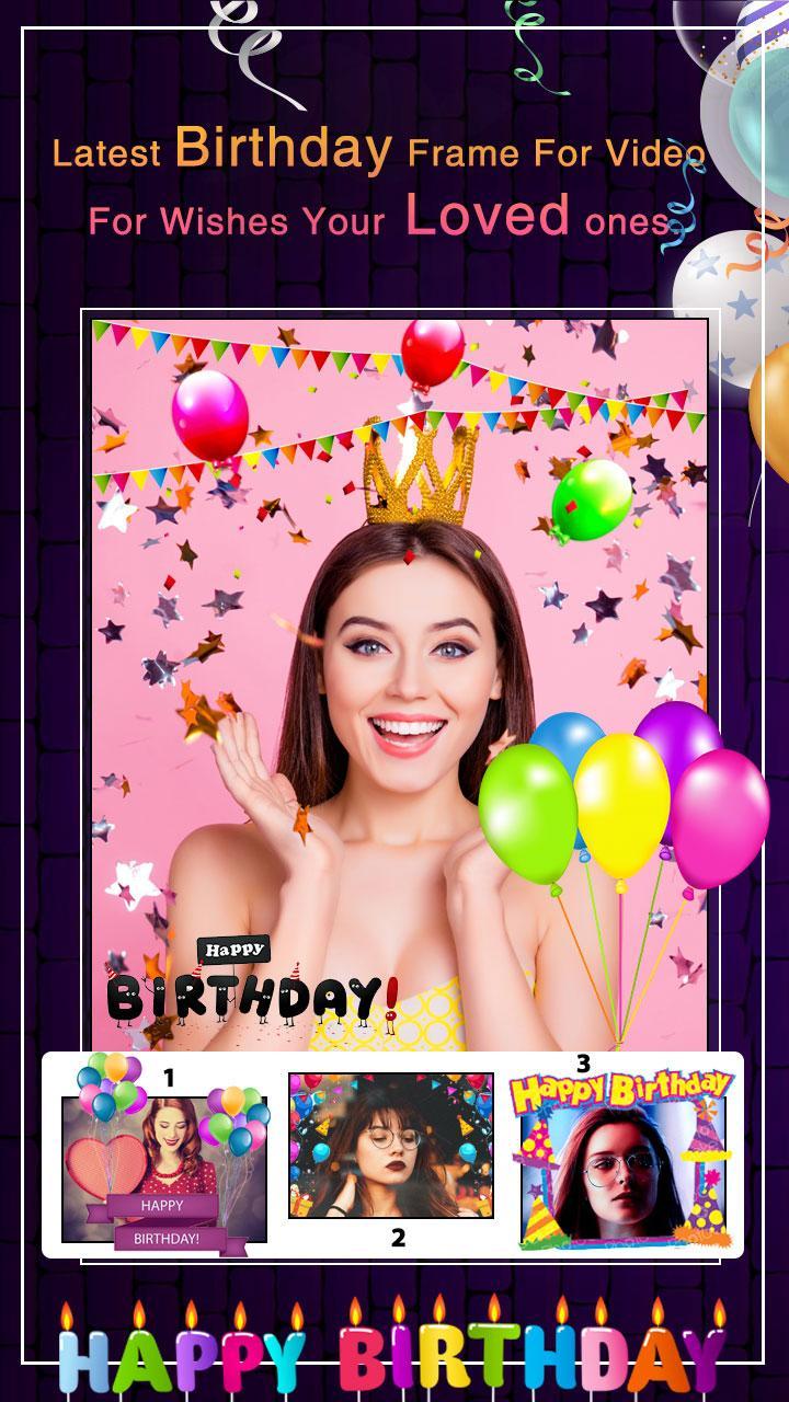 Happy Birthday Video Maker With Song For Android Apk Download - happy birthday roblox id code